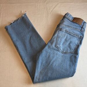 Madewell Women's Light Blue Perfect Vintage Straight Jean Size 26